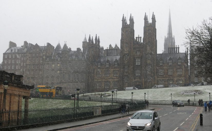 Edinburgh oder der Winter schlägt zurück